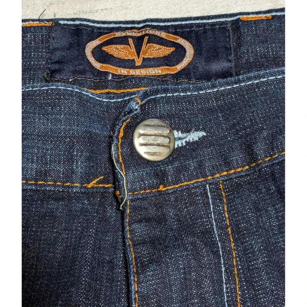EVOLUTION IN‎ DESIGN Men 48X33 ONE NATION FOREVER STRONG Denim Jeans